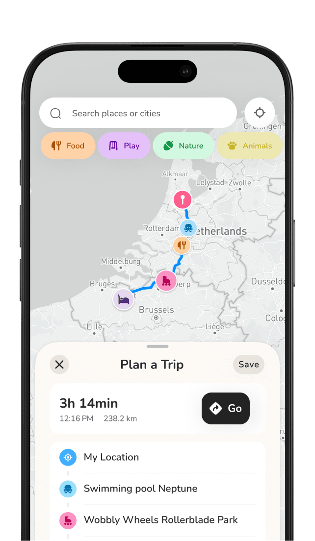 Find the best stops along your route